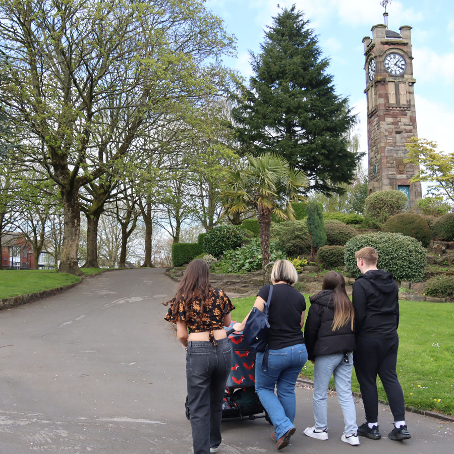 Family at Tunstall Park